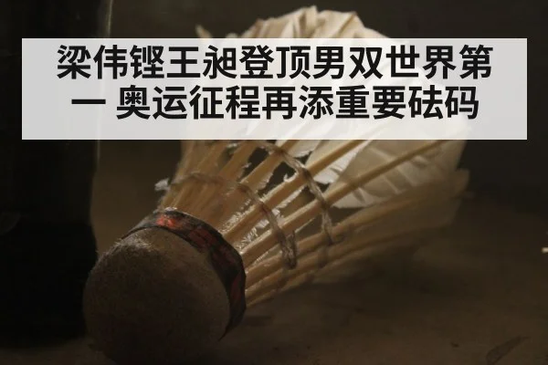 梁伟铿王昶登顶男双世界第一 奥运征程再添重要砝码